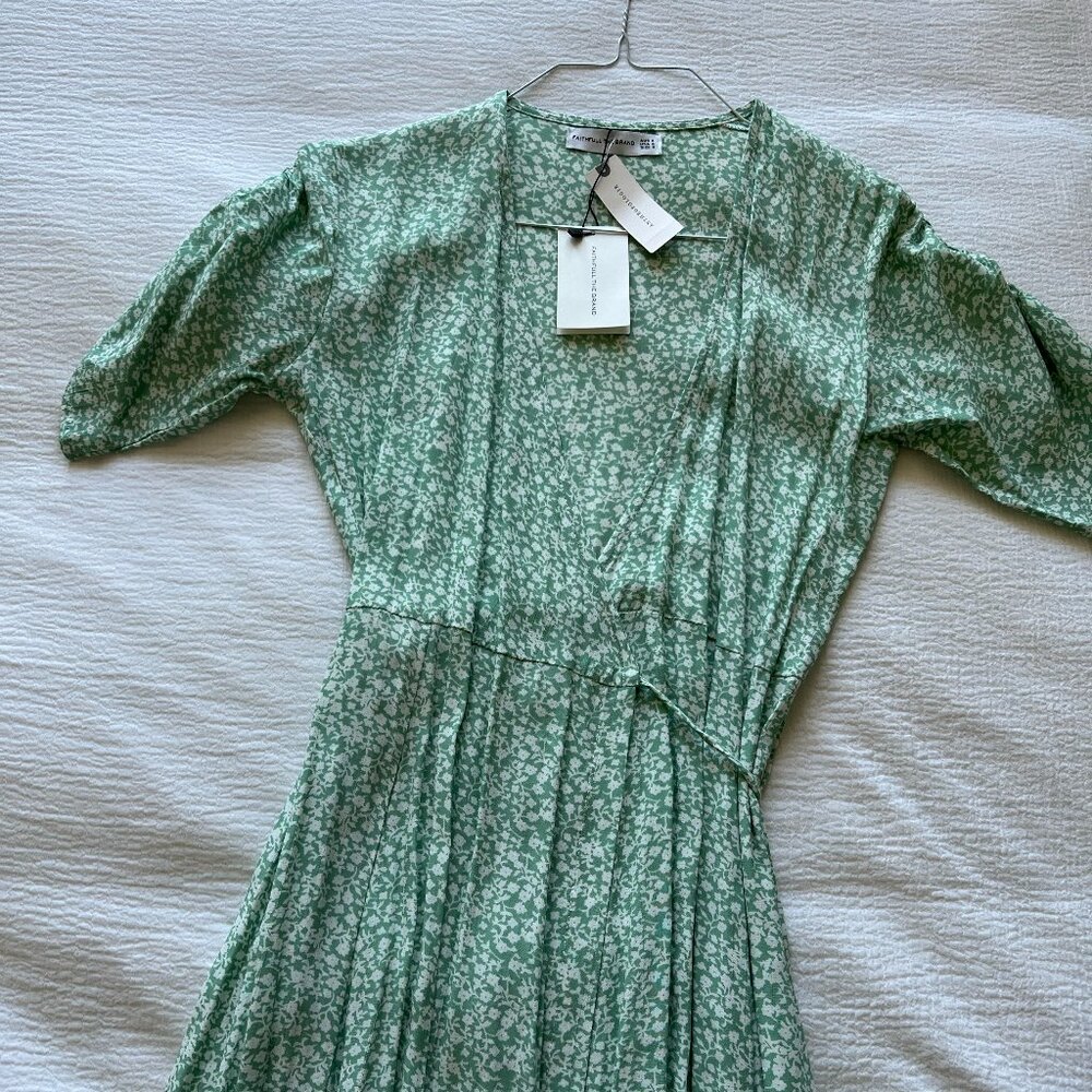 NWT Faithfull The Brand Anthropologie | Floral Maxi Wrap Dress